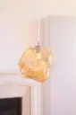 Quartz 1 Pendant Light - Amber