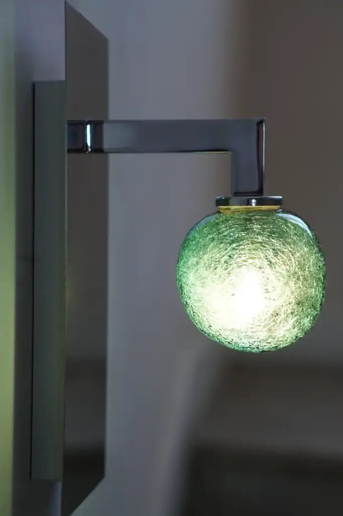 Vallons Obscurs Mirror 1 Wall Light - Imperial Green