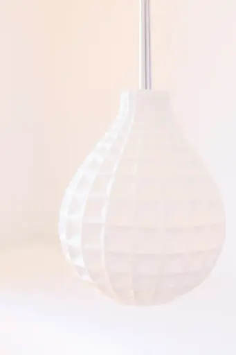 Circé Diamond 1 Pendant Light - Matt White