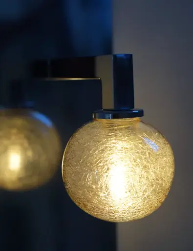 Vallons Obscurs Mirror 1 Wall Light - Amber