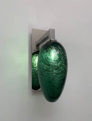 Vallons Obscurs Mirror 1 Wall Light - Imperial Green