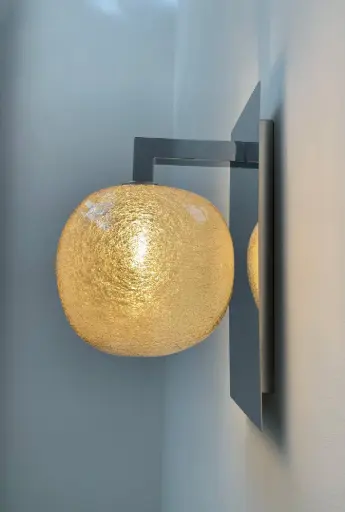 Vallons Obscurs Mirror 1 Wall Light - Amber