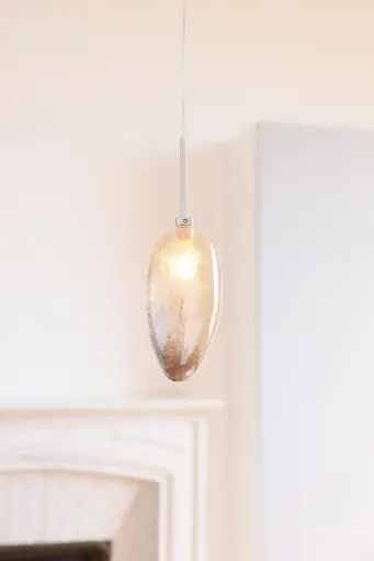 Vallons Obscurs 1 Pendant Light - Silver