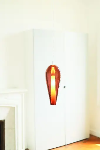 Kahina 1 Pendant Light - Alegria Garnet Copper