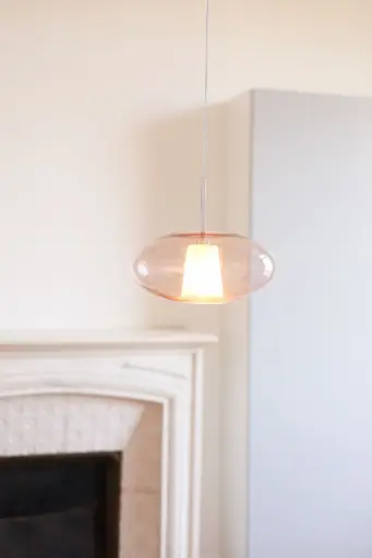 Kahina 1 Pendant Light - Fantasia Pink Gold