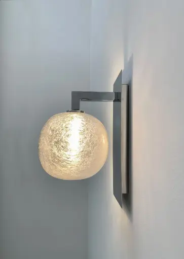 Applique Vallons Obscurs Miroir 1 Lumière - Transparent