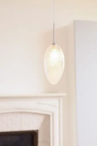 Vallons Obscurs 1 Pendant Light - Transparent